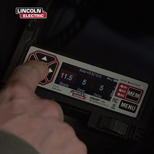 Lincoln Electric K3034-5 VIKING 3350 ADV automatikusan Sötétedő Hegesztés Sisak 4C Lencse Technológia, Fekete