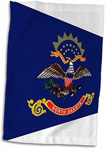 3dRose Nyomtatás Észak-Dakota Zászló A Kortárs - Törölköző (twl-203881-1)