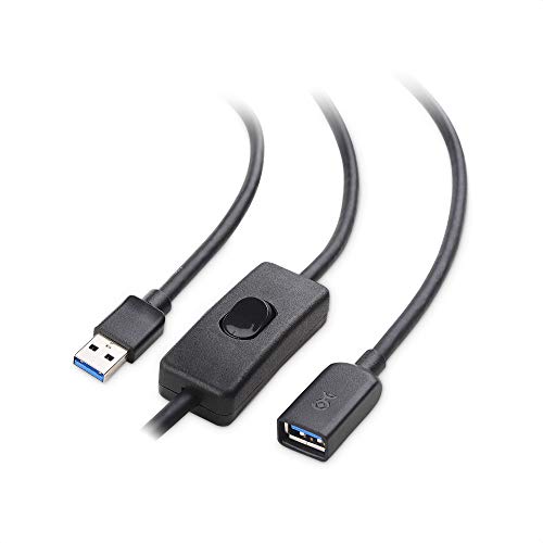 Kábel Számít, USB 3.0 Hosszabbító Kábel Off Kapcsoló 6 ft, Támogatási Adatok Teljesítmény (USB 3.0 Ki Kapcsoló/USB-Be Ki