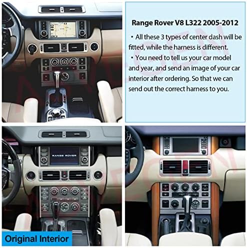 ASVEGEN 12.3 Hüvelykes Touch Függőleges Képernyőn Android 10.0 Autó Hifi GPS Navigáció a Land Rover Range Rover Vogue V8