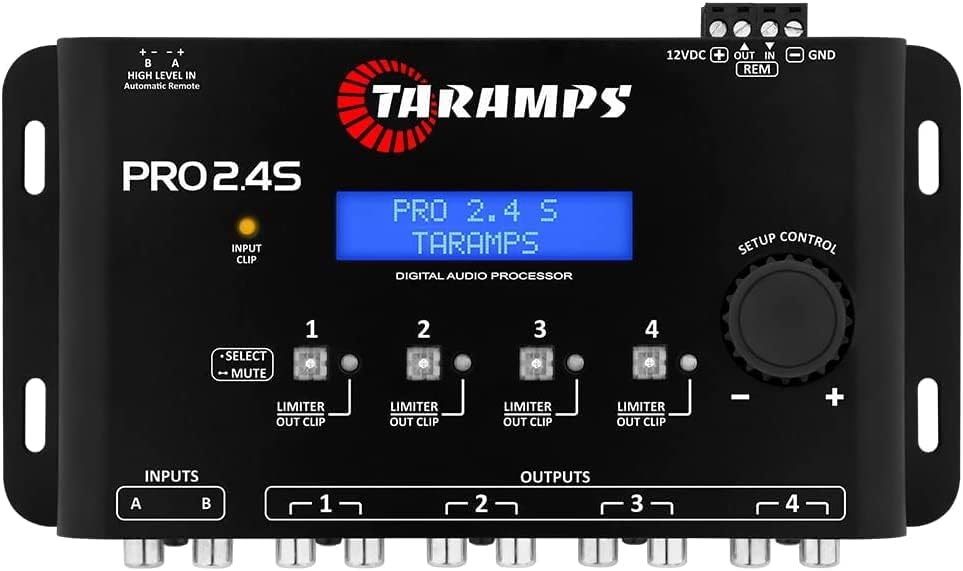 Taramps Pro 2.4 S Digitális Audio Processzor Equalizer