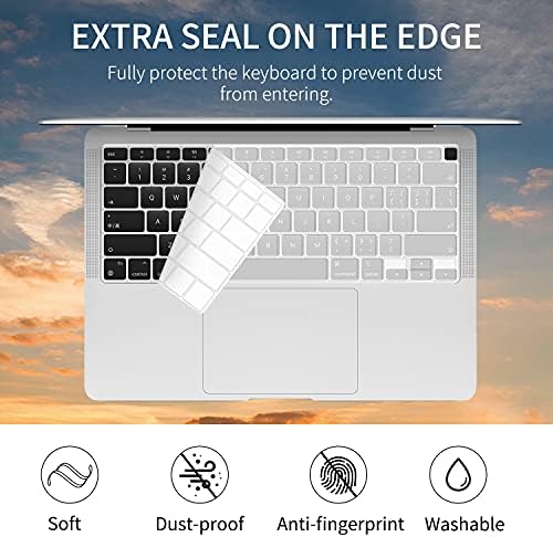 Seorsok Kompatibilis MacBook Air 13 Hüvelykes A2179 M1 A2337 A1932 Touch ID 2020 2019 2018-as Kiadás, Kemény Műanyag hüvely