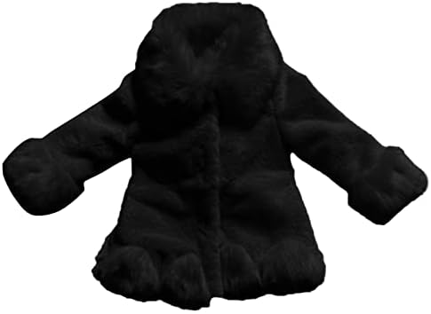 Kisgyermek Lányok Őszi Kabát Téli Csecsemő, Kisgyermek Gyerekek Fleece Gallér Soild Kabátok, Meleg Gyapjú Kapucnis Pufi Kabát