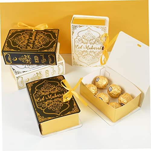 Eid Mubarak Ajándék Táskák Ramadan Dobozok Eid Mubarak Szívességet Dobozok Ramadan Candy Doboz Eid Ajándék Csomagolás Doboz