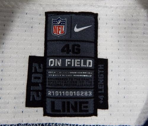 2012-es Dallas Cowboys Doug Free 68 Játék Kiadott Haditengerészet Jersey Hálaadás TB 463 - Aláíratlan NFL Játék Használt