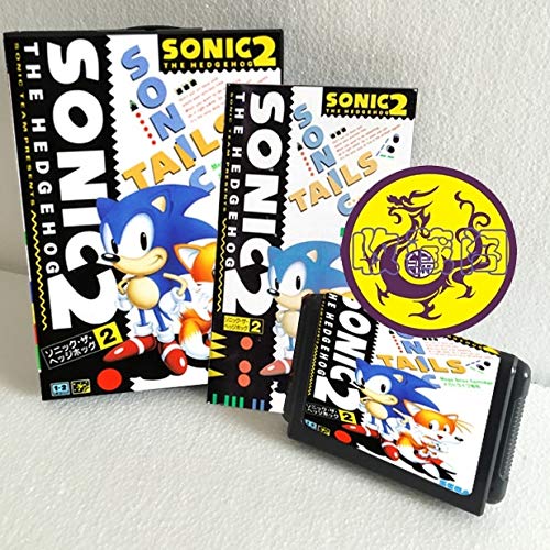 ROMGame Sonic 2 16 Bites Sega Md Játék Kártya, Dobozos Kézi A Sega Mega Drive Genesis
