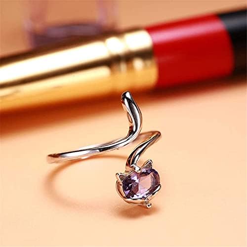 Ígéret Gyűrű a Nők Garnet Ujját Stílusú Gyűrű Természetes Eljegyzés, Esküvő Nyitott Gyűrű Esküvői Zenekar a Nők Ígéret Gyűrű