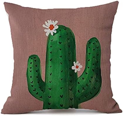 Nyári Mexikói Kaktusz párnahuzat Trópusi Növények Kaktusz Nyomtatás Párnát Esetben a Kanapé lakberendezési Párnahuzat