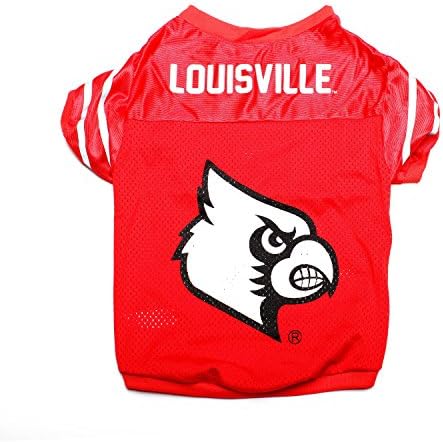 Pet Áruk NCAA Louisville Cardinals Kollégiumi Pet Jersey, Kis