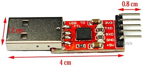 Aihjcnele USB-TTL Modul CP2102 USB 2.0 Soros Interfész Modul Átalakító Adapter UART STC Downloader 3.3 V 5V 5PIN MCU Programozási