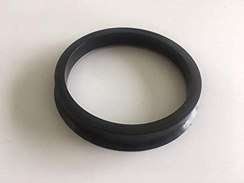 NB-AERO 4pc Fekete Polycarbon Hubrings 70.4 mm (Kerék), hogy 56.1 mm (Hub) | Hubcentric Középső Gyűrű 56.1 mm 70.4 MM, Sok