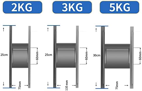 DUHUAMEI PLA Szálban, 1.75 mm-es 3D-s Nyomtató Kellékanyagok, 2kg/4.4 lb Orsó, méretpontosság +/-0.02 mm, Alkalmas a Különböző