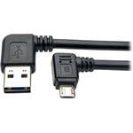 OEM Tripp Lite UR05C-003-RARB, Kábel, Szerelvény USB-0,9 m Reverzibilis USB-A Típusú Mikro-USB B Típusú 4 5 POS M-M 20AWG