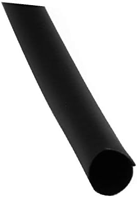 X-mosás ragályos Hő Zsugorodó Cső Wire Wrap Kábel Ujja 20 Méter Hosszú, 4,5 mm-es Belső Átm Fekete(Manicotto per cavo avvolgicavo