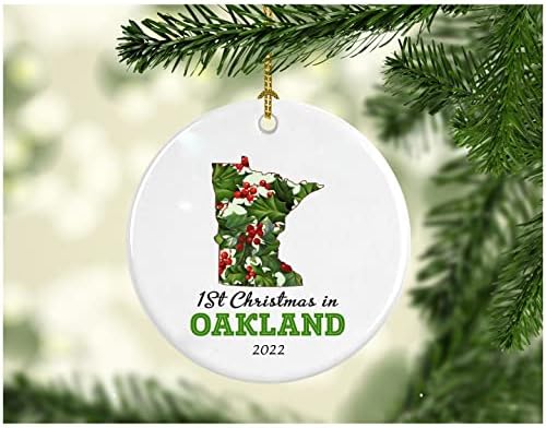 Karácsonyi Ünnep 2022 Dísz Gyűjthető Első 1. Szezon Élő Oaklandben Minnesota Karácsonyi Díszek Fa, a Karácsony, az Új Haza,