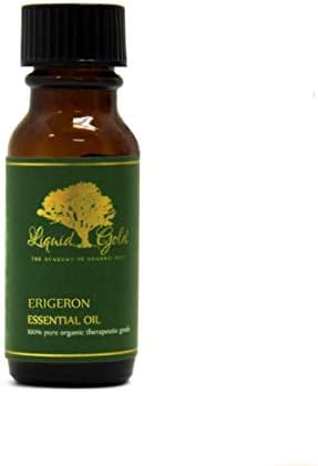 0.6 Oz Prémium Erigeron Illóolaj Folyékony Arany Tiszta Szerves, Természetes, Aromaterápiás
