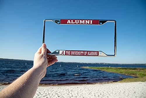 University of Alabama Rendszámtábla Keret UA Alabama Crimson Tide tartó Elöl vagy Hátul, a Kocsi Fém Hivatalosan Engedélyezett