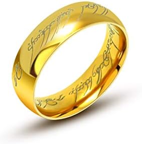 TUTOUD Egy Rozsdamentes Acél Gyűrűk Mérete 6-13 Az Urak a Hobbit Ujját A Gyűrűk Ékszerek Party Esküvői Zenekar Jubileumi