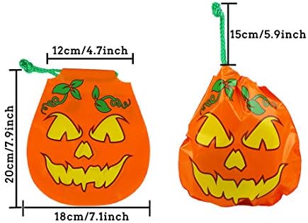 CCINEE 24pcs Halloween Húzózsinórral Goody Táskák 12 Stílus Halloween Kezeli a Csomagokat a Gyerekeknek a Trick or Treat