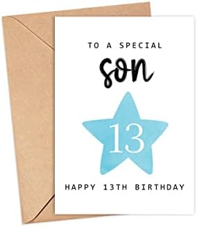 MoltDesigns, Hogy Egy Különleges fiú - Boldog 13 Szülinapi Kártyát - Kor 13 - Tizenhárom Éves - Tizenharmadik Születésnapja
