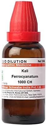 Dr. Willmar a Csomag Indiában Kali Ferrocyanatum Hígítási 1000 CH-30 ml Hígító