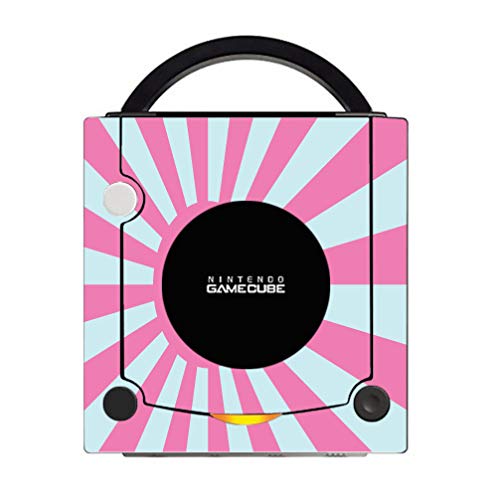 Rózsaszín, Teal Sunburst Zászló Vinyl Matrica Bőr által egeek amz a Gamecube