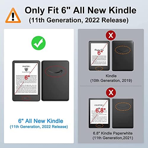 GUKSRASO Esetében 6 Kindle (11 Generációs, 2022 Kiadás) - Könnyű Szövet Borító (Model No. C2V2L3),Automatikus Wake/Sleep
