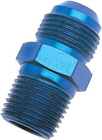 Russell 670150 Kék Eloxált Alumínium -6AN Fáklyát, hogy 1/2 Cső Nyomás Adapter