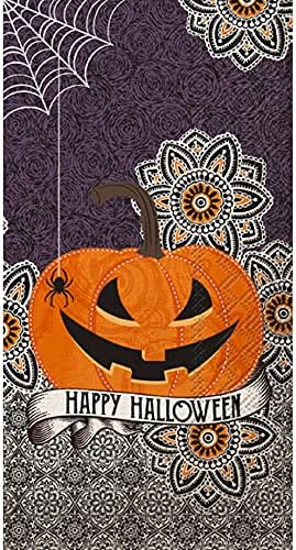 Ideális Otthon Tartomány IHR 3-Rétegű Vacsora Vendég Papír Szalvéta Csomag 16 Gróf Halloween Szavak 16 Gróf Boldog Halloween
