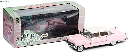 Greenlight 13648 1955 Fleetwood Series 60 - Rózsaszín Caddy Fehér Tető 1:18 Méretarányú
