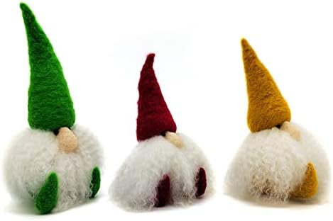 3 Gnome Nemezelés Készletek anyák napjára 6 hüvelyk Gnómok Díszek Készlet Tartalmaz Mindent, hogy - Barátságos Utasítás Ajándék
