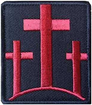 2 DB AliPlus Amerikai Zászló Cross Tapasz Keresztény Cross Tapasz Fényvisszaverő Foltok Lézerrel Vágott Javítás Taktikai