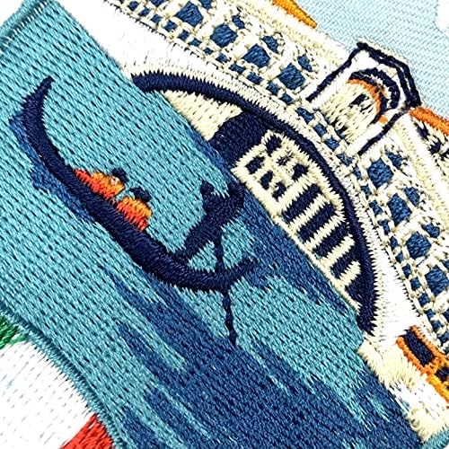 Egy-EGY 2 DB Csomag - Velence Város Javítás+Olaszország Ország Zászlót Kitűző, Városi Romantika, Városi Víz Maszk Híd, Karnevál
