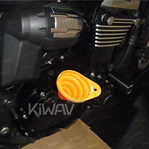 KiWAV motorkerékpár szilikon összecsukható Összecsukható olaj tölcsér