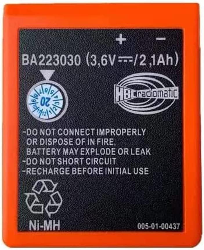 YYSHINE (2 Csomag) HBC Távirányító Akkumulátor 3.6 V 2100mAh BA223030 a Daru Távirányító