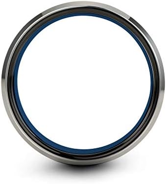 Chroma Színes Gyűjtemény Volfrám-Karbid jegygyűrű, Gyűrű, 8 mm-es, a Férfiak, Nők, Zöld, Piros, Kék, Lila, Fekete Gunmetal