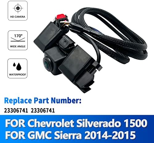 Visszapillantó Vissza Kamera Multiangle Nézetek Kompatibilis 2014 2015 Chevy Silverado Cheyenne GMC Sierra 1500 2500 HD 3500