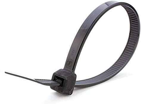 24 Colos Fekete UV nagy teljesítményű Kábel Tie - 50 Csomag