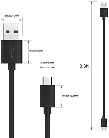 Gyors Töltés MicroUSB Kábel Művek Kompatibilis Az LG Zóna 4 Lehetővé teszi a Gyors Töltési Sebesség! (5ft / 1,5 M)