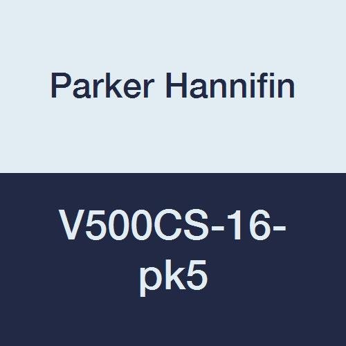 Parker Hannifin V500CS-16-pk20 Ipari golyóscsap, PTFE-Tömítés, 2000 psi, 1 Női Szál x 1 Női Szál, szénacél (Csomag 20)