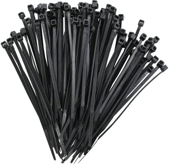 SHATCHI 100-500pcs Fekete Erős Nylon Műanyag Kábel Köti Zip Nyakkendő Pakolások Szervező önzáró 100mm/200mm/300mm hosszú,